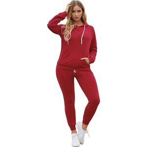 Comfortable Ruby Hoodie & Jogger Set for Women - Perfect for Everyday Adventures
